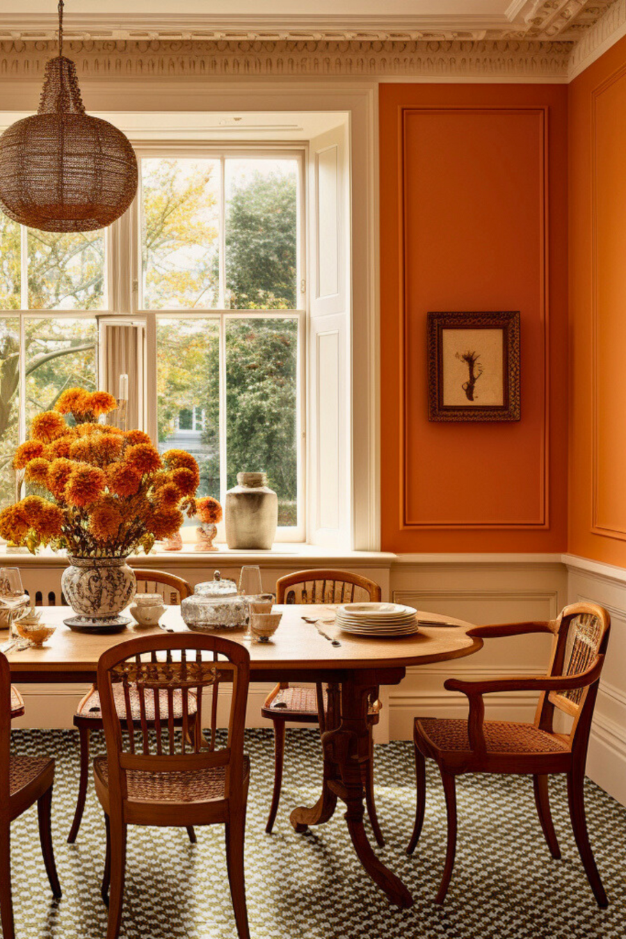 Check Rug Sample - Sapphire and Eggshell