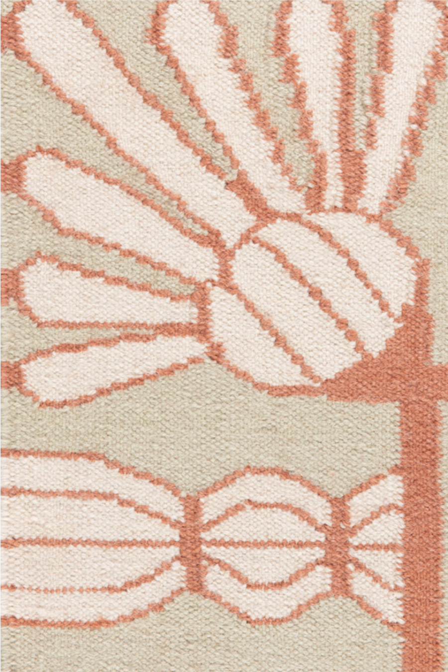 Tassel Rug - Celadon, Topaz and Eggshell