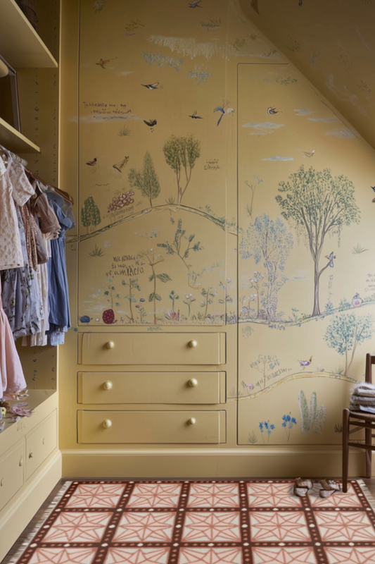 Star Rug - Bisque, Topaz, Chocolate and Eggshell