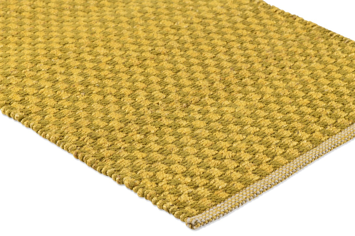 Check Rug - Lime and Olive
