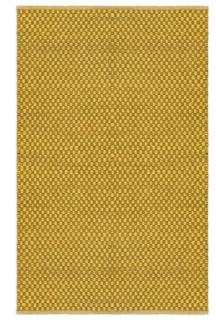 Check Rug Sample - Lime and Olive