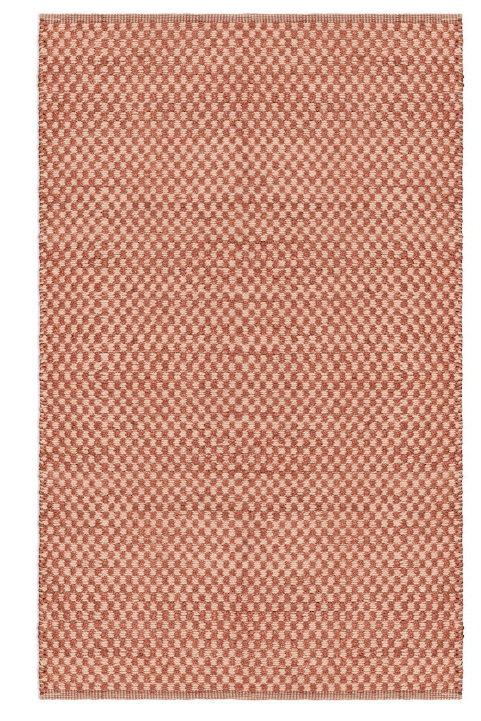 Check Rug Sample - Topaz and Bisque
