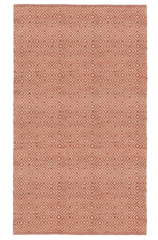 Diamond Rug Sample - Topaz and Bisque