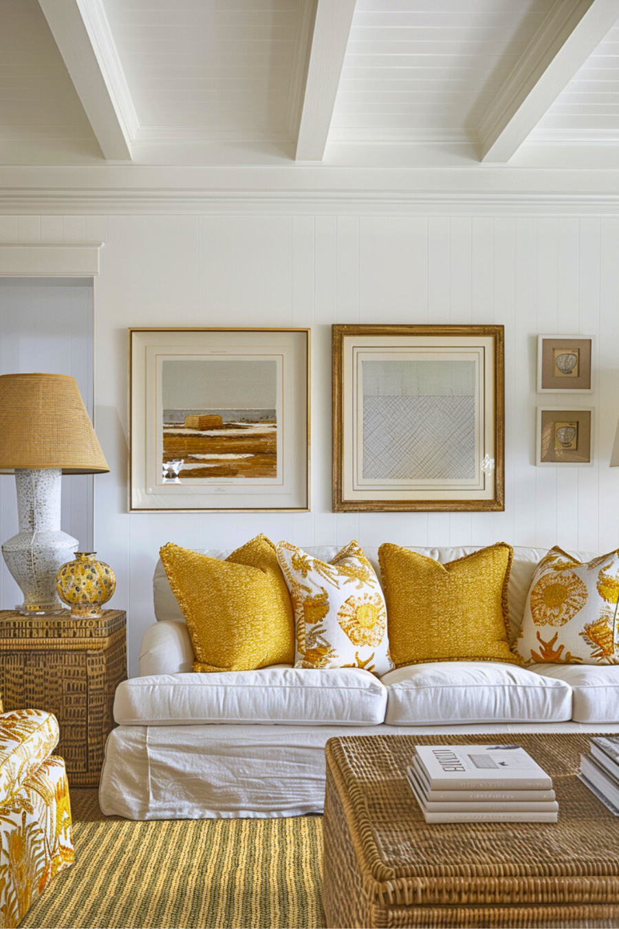 Braid Rug - Mustard and Olive