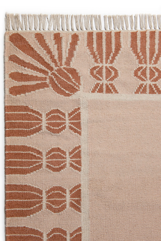Tassel Rug - Bisque, Topaz and Eggshell