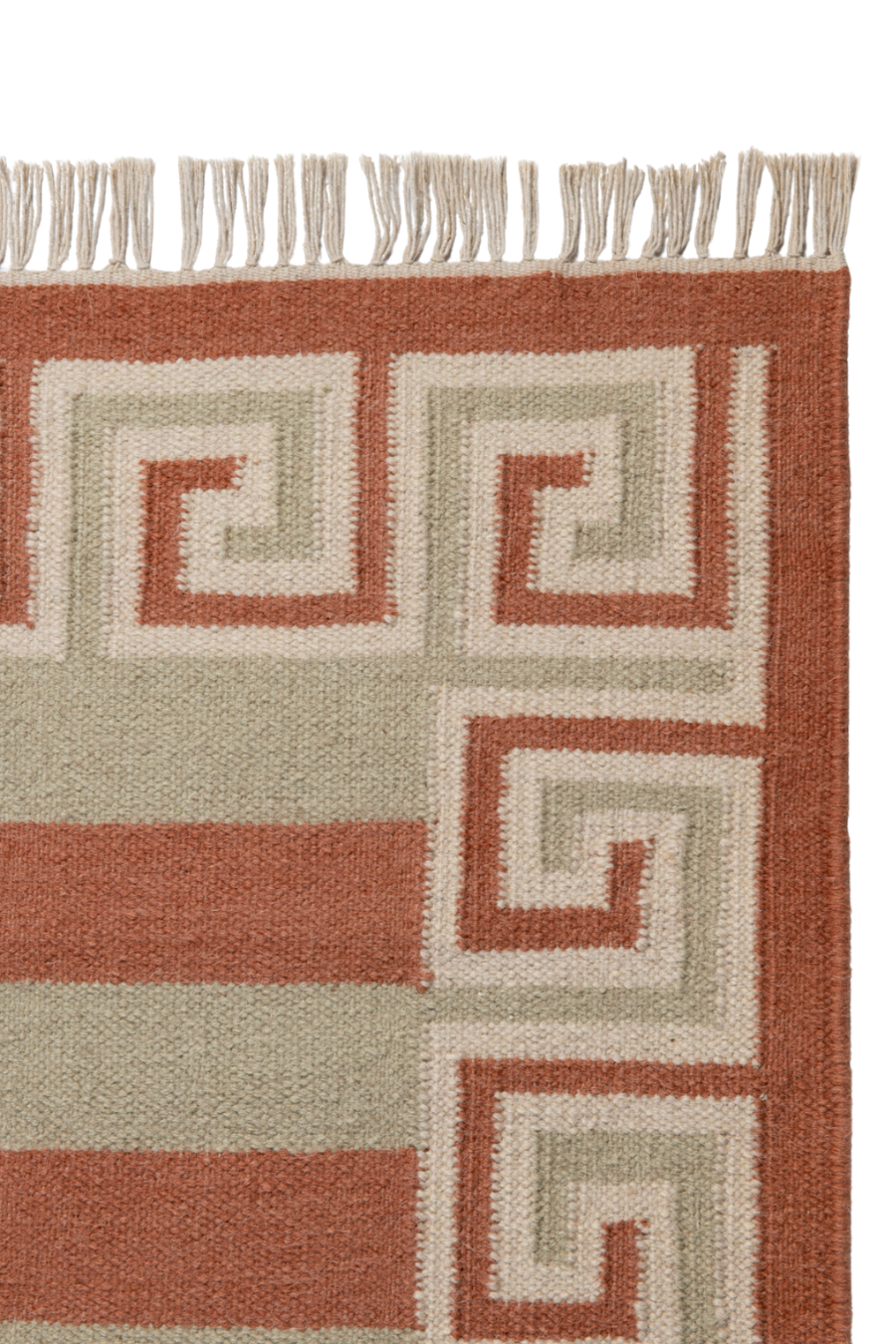 Stripe Rug - Celadon, Topaz and Eggshell