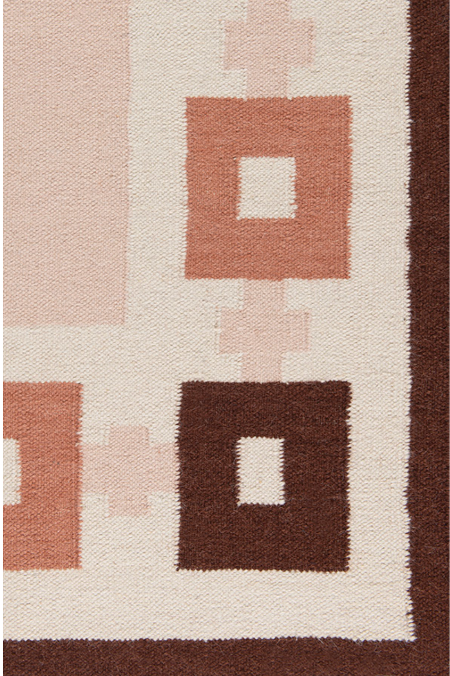 Chain Rug - Bisque, Topaz, Chocolate and Eggshell