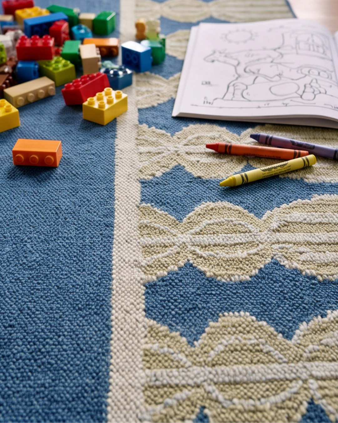 Tassel Performance Indoor/Outdoor Rug - Shingle Row