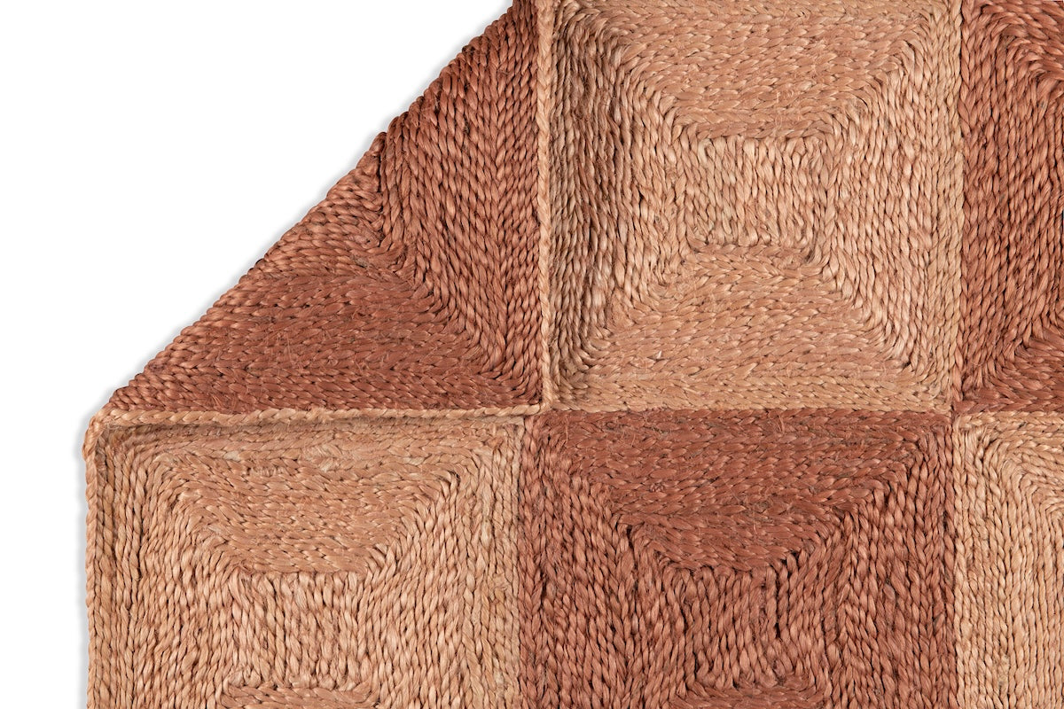 Block Rug - Topaz and Bisque