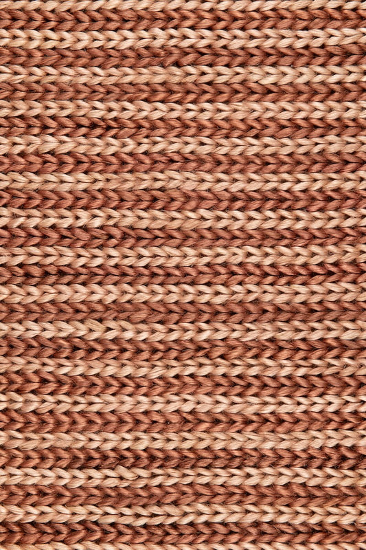 Handwoven jute rug in Topaz and Bisque by Part & Parcel Goods