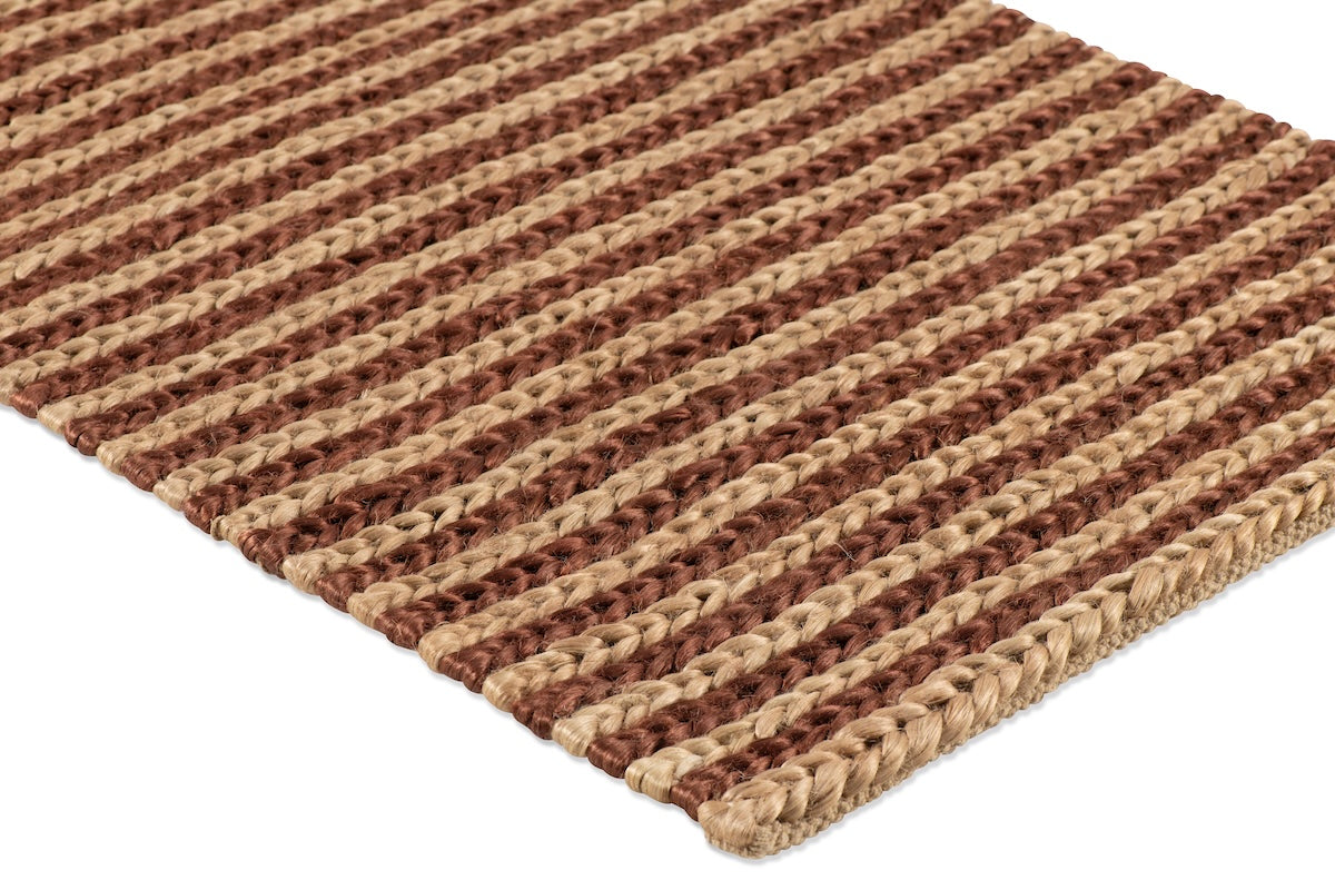 Braid Rug - Chocolate and Natural