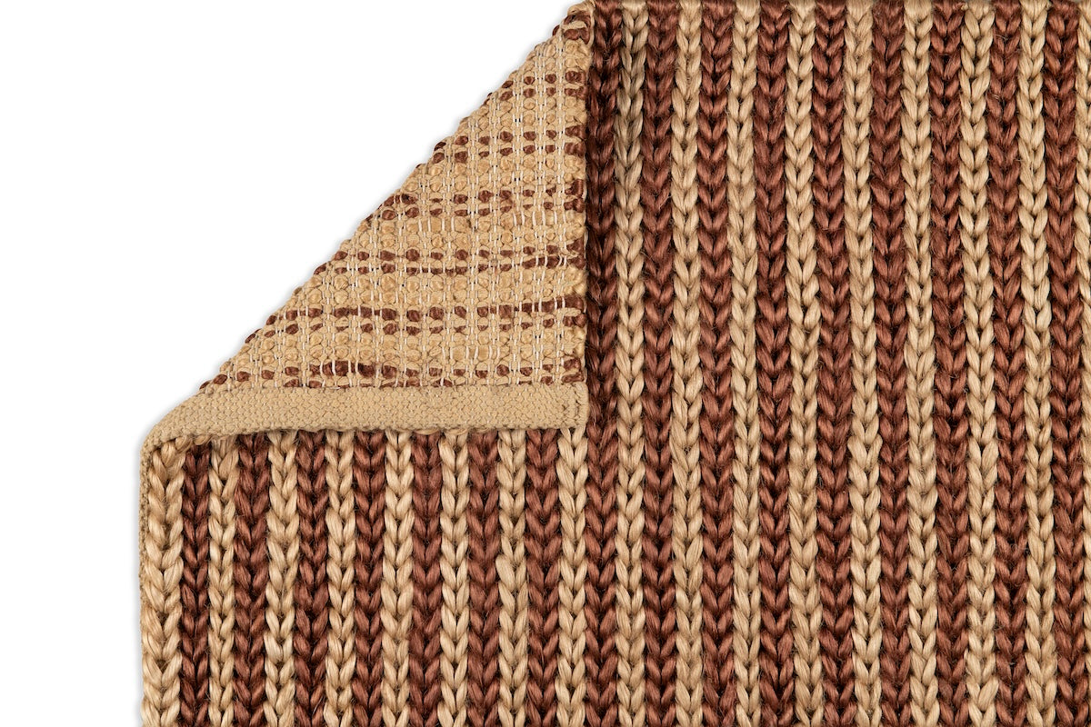 Braid Rug - Chocolate and Natural