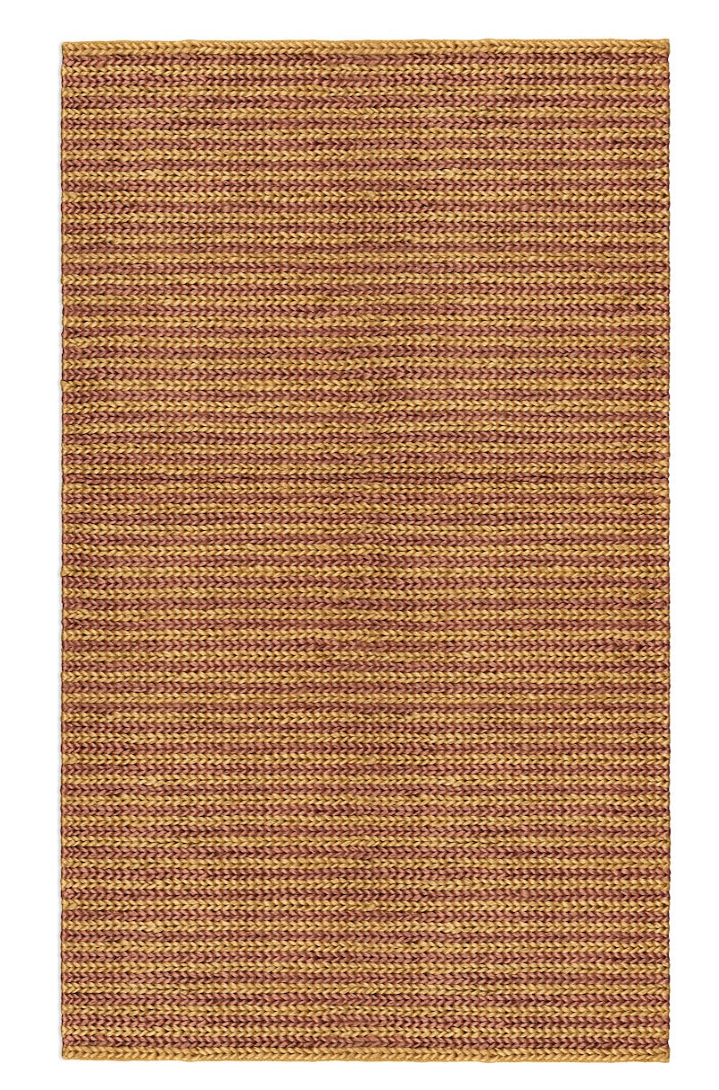 Braid Rug Sample - Topaz and Mustard