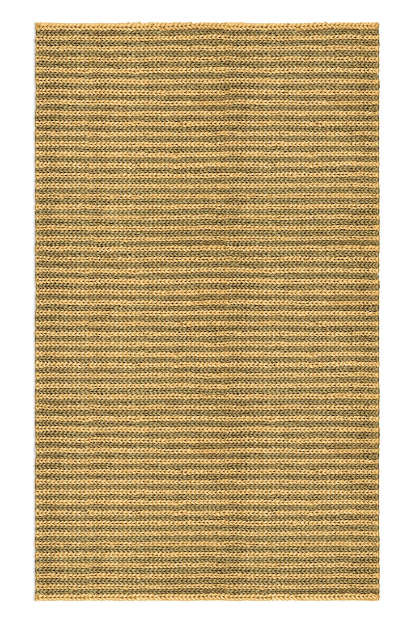 Braid Rug Sample - Mustard and Olive