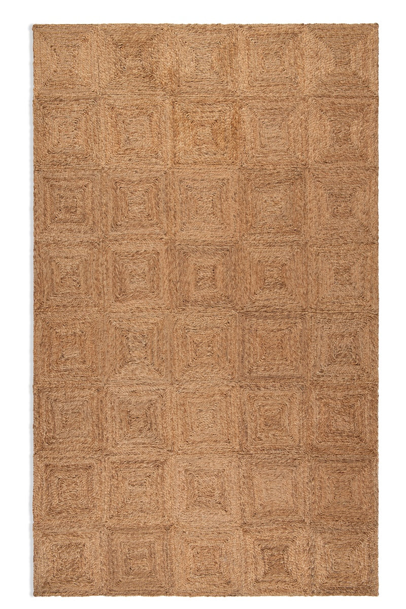 Block Rug Sample - Natural