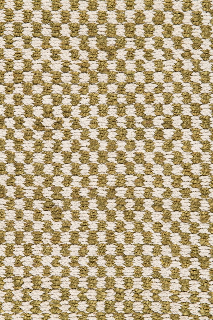 Handwoven hemp and chenille rug in Moss and Eggshell by Part & Parcel Goods