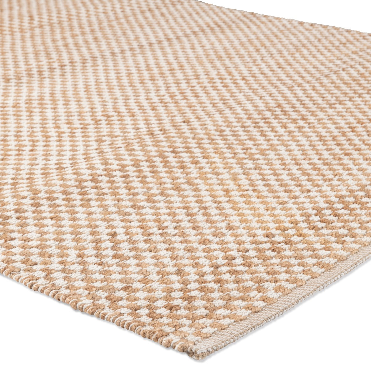Check Rug - Natural and Eggshell