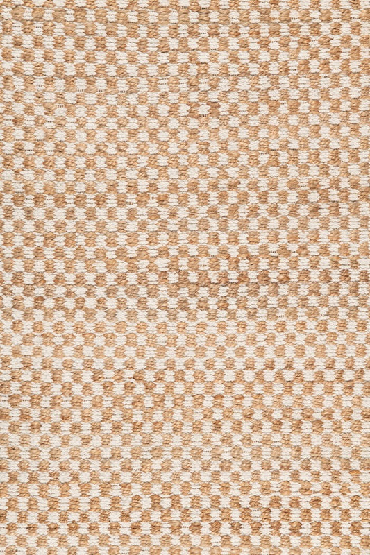 Handwoven hemp and chenille rug in Natural and Eggshell by Part & Parcel Goods