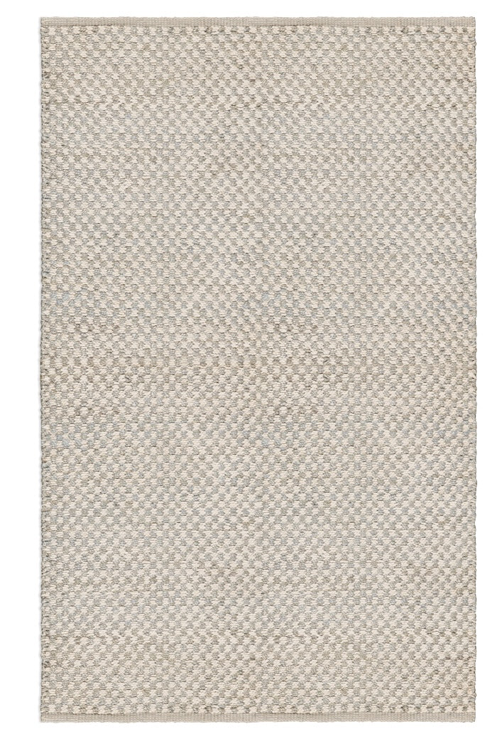 Check Rug - Sky Blue and Eggshell