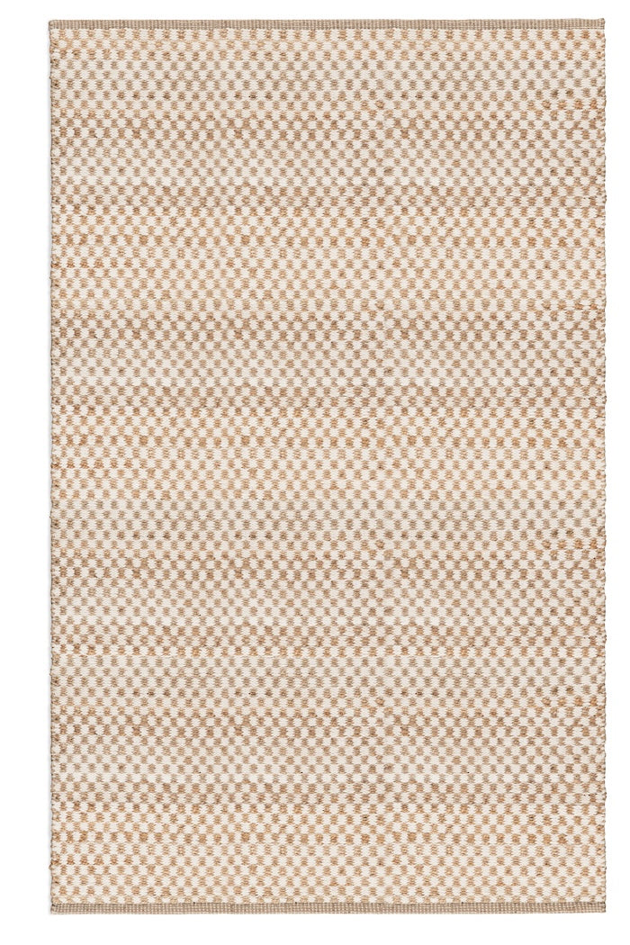 Check Rug - Natural and Eggshell