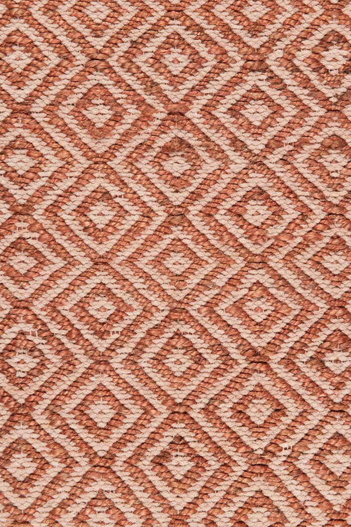 Handwoven hemp and chenille rug in Topaz and Bisque by Part & Parcel Goods