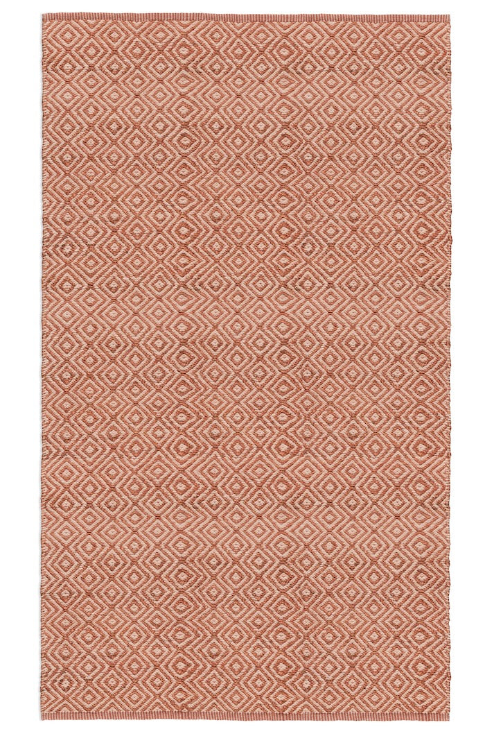 Diamond Rug Sample - Topaz and Bisque
