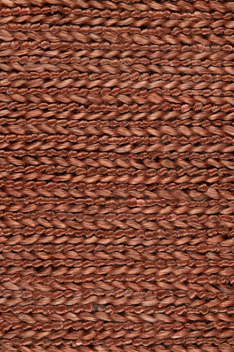 Handwoven jute rug in Topaz by Part & Parcel Goods