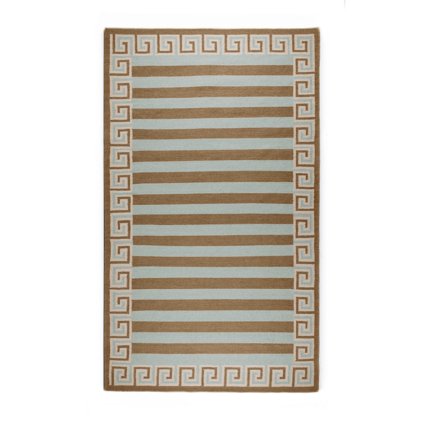 Stripe Performance Indoor/Outdoor Rug in Shingle Row