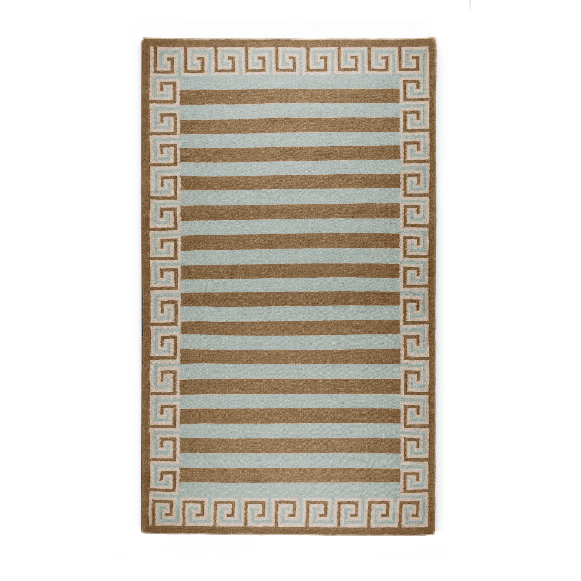 Stripe Performance Indoor/Outdoor Rug in Shingle Row