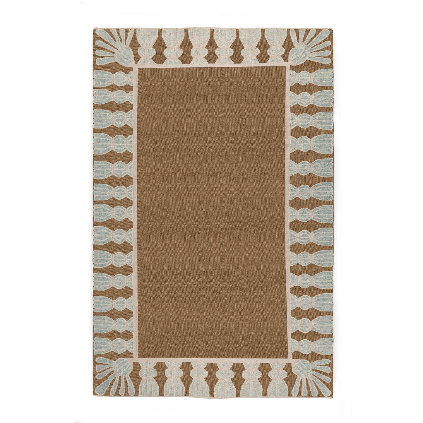 Tassel Performance Indoor/Outdoor Rug in Shingle Row