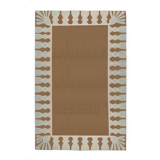 Tassel Performance Indoor/Outdoor Rug in Shingle Row