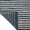 SCALLLOP STRIPE - Hemp - 2J05 - Chenille - 4N07 - Sapphire & Eggshell