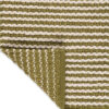 SCALLOP STRIPE - Hemp - 1l11 - Chenille - 4N07 - Moss & Eggshell