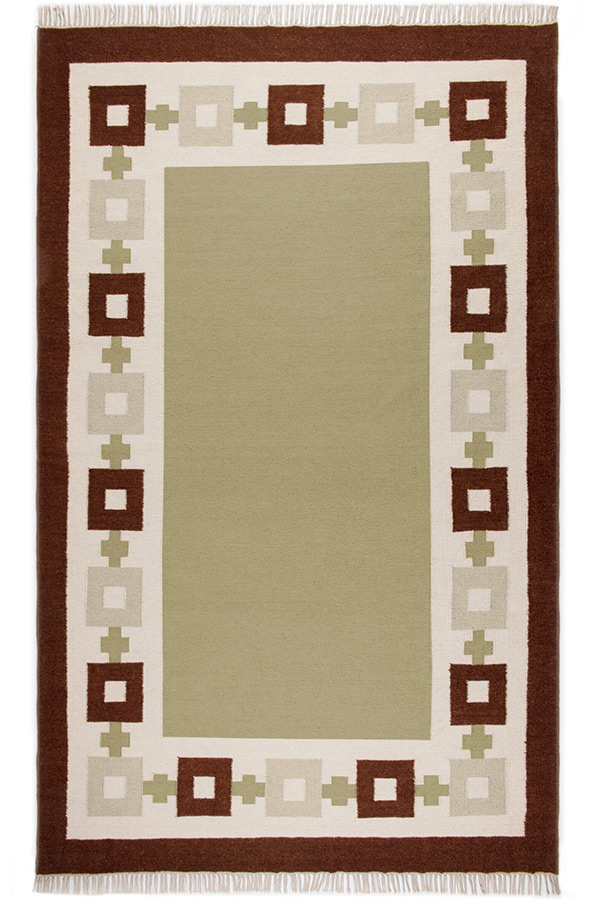 CHAIN - Wool - 3E07 - 4i11 - 3F06 - 4N07 - Sage & Chocolate & Celadon & Eggshell