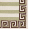 STRIPE - Wool - 3E07 - 4N07 - 4i11 - Sage & Chocolate & Eggshell